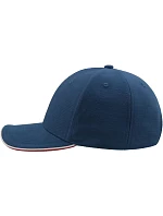 Atlantis Headwear Pilot Piping Sandwich – 6-panelová brúsená čiapka typu „sandwich“ 33.0502 royal/white