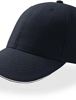 Atlantis Headwear Sport Sandwich 6-panelová bejzbalová čiapka „Sport Sandwich“ 33.0504 tmavomodrá/biela