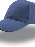 Atlantis Headwear Liberty Six – 6-panelová čiapka z hrubej bavlny 33.3020, farba royal