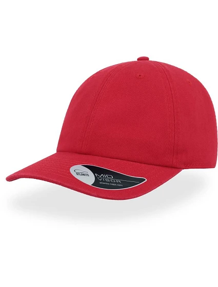 Atlantis Headwear Dad Hat – 6-panelová bejzbalová čiapka „Dad Hat“ 33.4030 červená Atlantis Headwear Dad Hat – 6-panelová bejzbalová čiapka „Dad Hat“ 33.4030 červená
