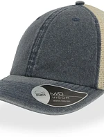 Atlantis Headwear Case 6-panelová truckerová čiapka 33.5070, tmavomodrá