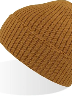 Atlantis Headwear Viral Pletená čiapka „Viral“ 33.7040 horčicová melírovaná