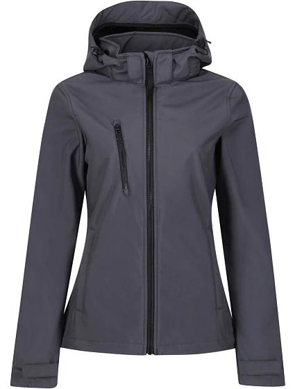 Regatta TRA 702 Dámska 3-vrstvová softshellová bunda „Venturer“ 36.A702 seal grey/black