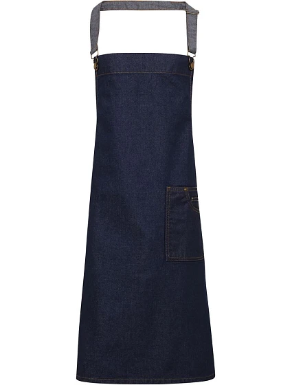 Premier PR 134 Džínsová zástera s náprsenkou „District“ 39.0134 indigo denim Premier PR 134 Džínsová zástera s náprsenkou „District“ 39.0134 indigo denim