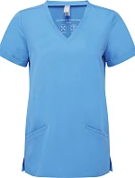 Onna NN 310 Dámsky strečový sveter s výstrihom do V 39.N310 ceil blue
