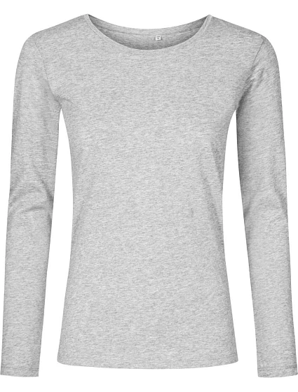 Promodoro 1565 Dámske tričko s dlhým rukávom – X.O 40.1565 heather grey Promodoro 1565 Dámske tričko s dlhým rukávom – X.O 40.1565 heather grey