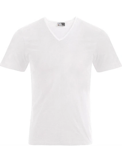 Promodoro 3082 Pánske tričko „Slim Fit“ s výstrihom do V 40.3082 biele Promodoro 3082 Pánske tričko „Slim Fit“ s výstrihom do V 40.3082 biele