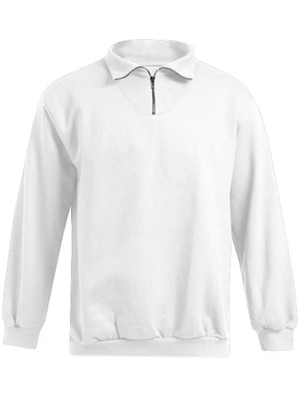 Promodoro 5050 Pánska mikina s 1/4 zipsom „Troyer“ 40.5050 biela Promodoro 5050 Pánska mikina s 1/4 zipsom „Troyer“ 40.5050 biela