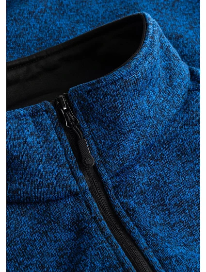 7700 Pánská pracovní pletená fleecová bunda model 22517044 heather royal - Promodoro