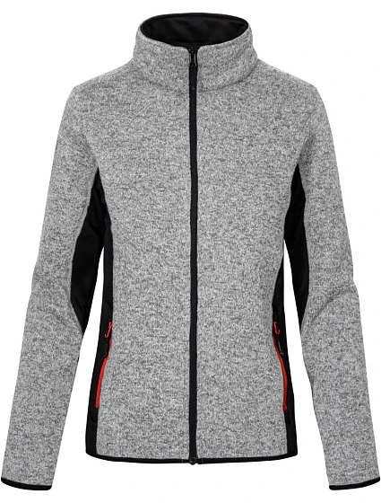 Promodoro 7705 Dámska pracovná pletená fleecová bunda 40.7705 heather grey Promodoro 7705 Dámska pracovná pletená fleecová bunda 40.7705 heather grey