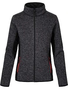 Promodoro 7705 Dámska pracovná pletená fleecová bunda 40.7705 heather graphite