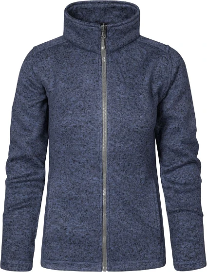 Promodoro 7725 Dámska pletená fleecová bunda 40.7725 heather blue