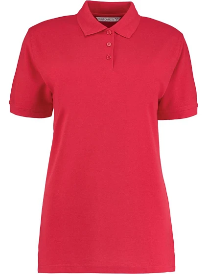 Kustom Kit KK 703 Dámske polo tričko z piké „Superwash“ 43.0703 červené