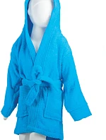 The One Towelling Kids Bathrobe Detský župan 48.1013 tyrkysový