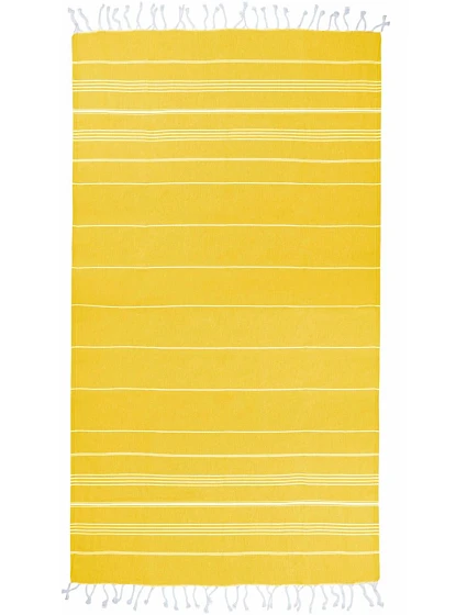 The One Towelling Hamam Sultan Hamam ručník "Sultan" 48.1019 yellow/white