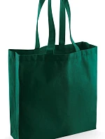 Westford Mill W 623 Fairtrade klasická bavlnená nákupná taška 50.0623 fľaškovozelená