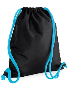 BagBase BG 110 Športová taška Icon 52.0110 čierna/surfovo modrá