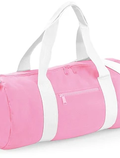 BagBase BG 140 Okrúhla športová taška 52.0140 classic pink/white