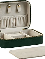 BagBase BG 710 Sametové cestovné puzdro na šperky 52.0710 tmavo smaragdová