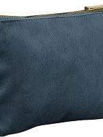 BagBase BG 714 Sametová toaletná taška 52.0714 modrý topás