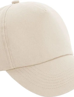Beechfield B 25 5-panelová čiapka s kšiltom „Authentic“ 53.0025 piesková