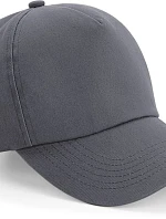 Beechfield B 25 5-panelová čiapka „Authentic“ 53.0025 grafitovo šedá