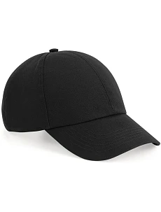 Beechfield B 54N 6-panelová čiapka z bio bavlny 53.0054 čierna