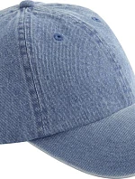 Beechfield B 105 6 Panelová denim kšiltovka 53.0105 mid blue