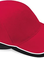 Beechfield B 171 5-panelová tímová pretekárska čiapka 53.0171 classic red/black/white
