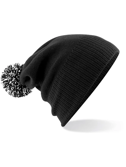 Beechfield B 450 Čiapka Snowstar® 53.0450 čierna/biela