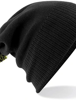 Beechfield B 450 Čiapka Snowstar® 53.0450 čierna/limetkovozelená