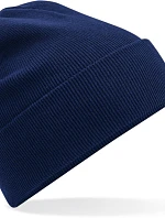 Beechfield B 45N Pletená čiapka z bio bavlny 53.045N oxford navy