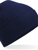 Beechfield B 51N Pletená čiapka z bio bavlny 53.051N oxford navy