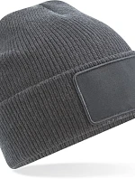 Beechfield B 540 Pletená čiapka Thinsulate™ Patch 53.0540 grafitovo šedá
