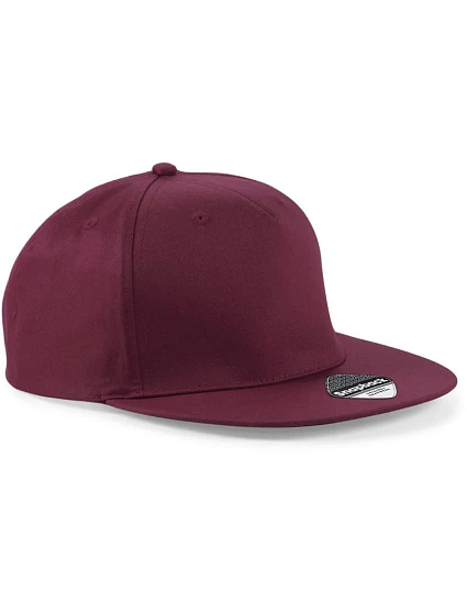 Beechfield B 610 5 panelová Snapback kšiltovka 53.0610 burgundy Beechfield B 610 5 panelová Snapback kšiltovka 53.0610 burgundy