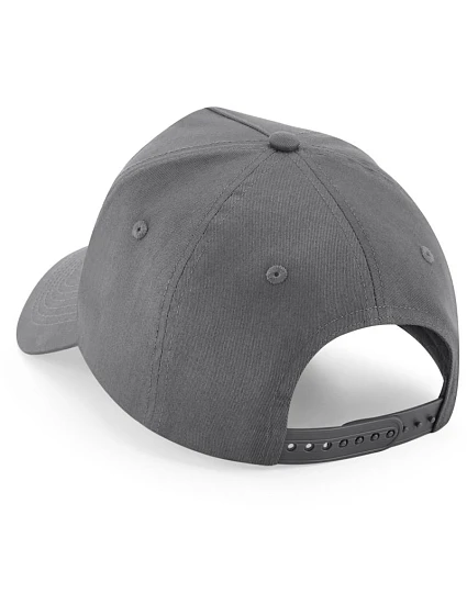B 638 5 panelová čepice s nášivkou model 22482073 graphite grey - Beechfield