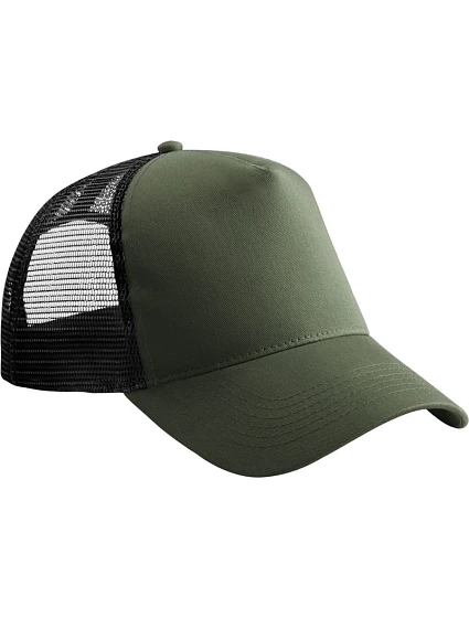 B 640 5 panelová Trucker kšiltovka model 22482101 olive green/black - Beechfield B 640 5 panelová Trucker kšiltovka model 22482101 olive green/black - Beechfield