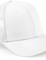 Beechfield B 646 6-panelová čiapka s kšiltom „Urbanwear Trucker“ 53.0646 biela
