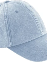 Beechfield B 655 6 panelová nízkoprofil kšiltovka "Vintage" 53.0655 vintage light blue