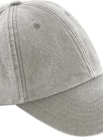 Beechfield B 655 6-panelová nízkoprofilová čiapka „Vintage“ 53.0655 vintage grey