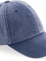 Beechfield B 655 6 panelová nízkoprofil kšiltovka "Vintage" 53.0655 vintage denim