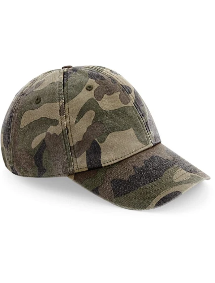 Beechfield B 655 6 panelová nízkoprofil kšiltovka "Vintage" 53.0655 vintage jungle camo Beechfield B 655 6 panelová nízkoprofil kšiltovka "Vintage" 53.0655 vintage jungle camo