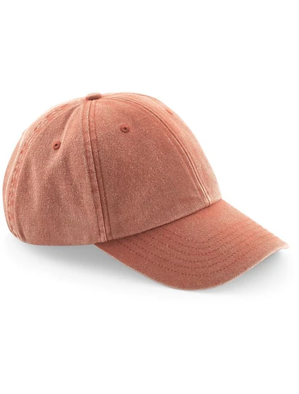 Beechfield B 655 6 panelová nízkoprofil kšiltovka "Vintage" 53.0655 vintage orange