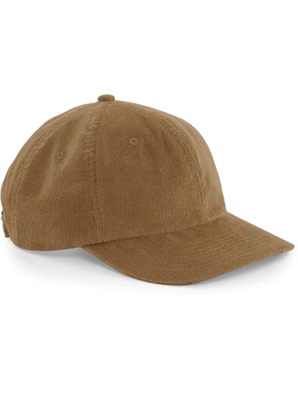 Beechfield B 682 6-panelová čiapka s krempou „Heritage Cord Cap“ 53.0682, farba camel Beechfield B 682 6-panelová čiapka s krempou „Heritage Cord Cap“ 53.0682, farba camel