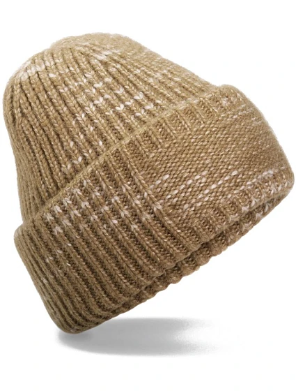 Beechfield B 330R Pletená čiapka s nášivkou „Chunky Knit“ 53.330R espresso haze Beechfield B 330R Pletená čiapka s nášivkou „Chunky Knit“ 53.330R espresso haze