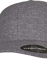 Flexfit 180 6 panelová kšiltovka "Delta" 55.0180 blue melange/charcoal melange
