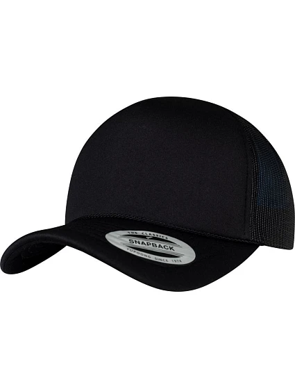 Flexfit 6005FC 5-panelová čiapka typu Trucker 55.05FC čierna/čierna/čierna Flexfit 6005FC 5-panelová čiapka typu Trucker 55.05FC čierna/čierna/čierna