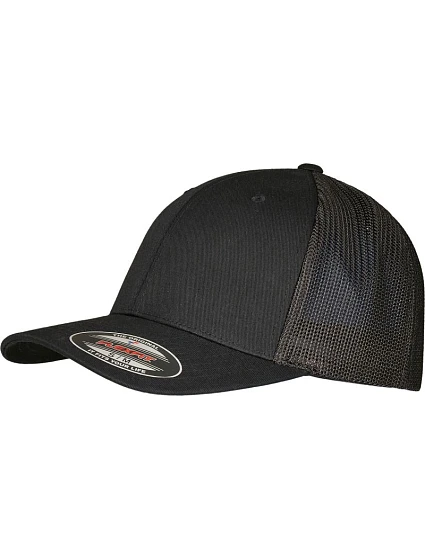 Flexfit 6511RM 6-panelová čiapka typu Trucker „Recycled“ 55.11RM čierna/čierna Flexfit 6511RM 6-panelová čiapka typu Trucker „Recycled“ 55.11RM čierna/čierna
