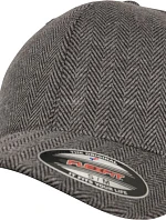 Flexfit 6277M/6277HM/6277PS 6-panelová čiapka Flexfit 55.277M čierna/melírovaná šedá