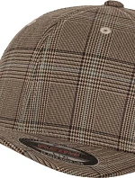 Flexfit 6196 6-panelová čiapka Flexfit Glenček 55.6196 hnedá/khaki